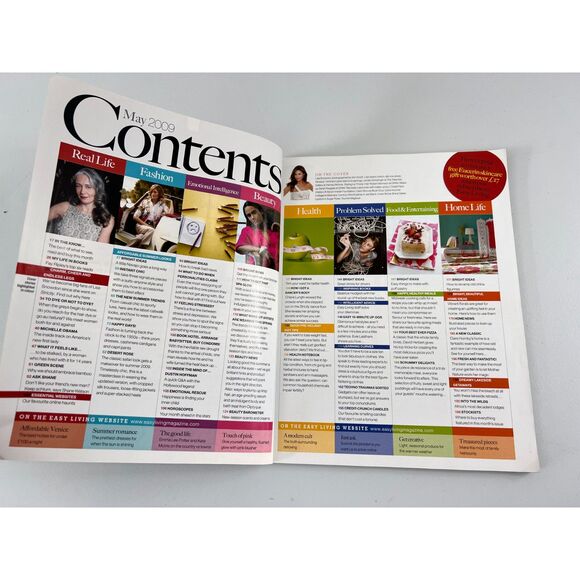 Easy Living Magazine May 2009 Lisa Snowdon Fashion Health Food Decor - Picture 3 of 8